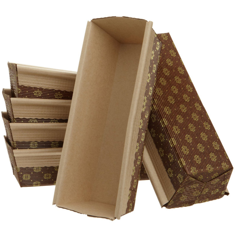Kitchen Supply Wholesale 2.8'' x 9'' Paper Loaf Pan