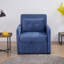 Melany Velvet Wide Tufted Armchair and Ottoman