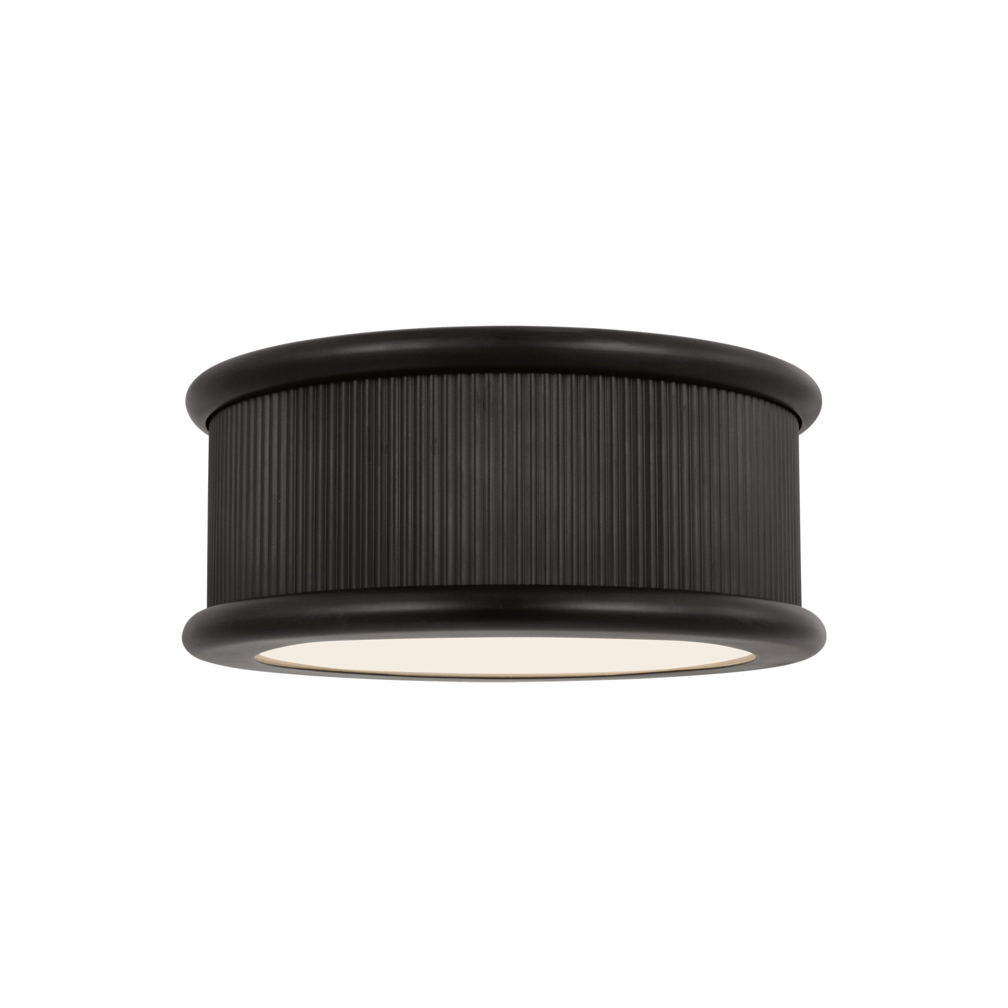 Rigsby Flush Mount, 6" H x 14" W x 14" D, Aged Iron