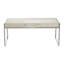 Banc rembourré avec tabouret Upholstery