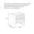 Modern Style Concealed Handle Bedside Table Double-Layer Storage Design Suitable For Bedroom