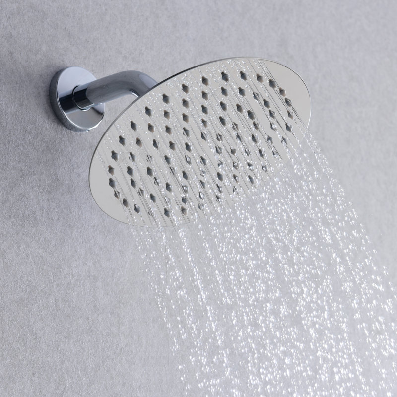 Complete Shower System with Rough in-Valve, Chrome
