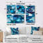 Hering - Art mural tropical 4 pièces-118194196-118194195