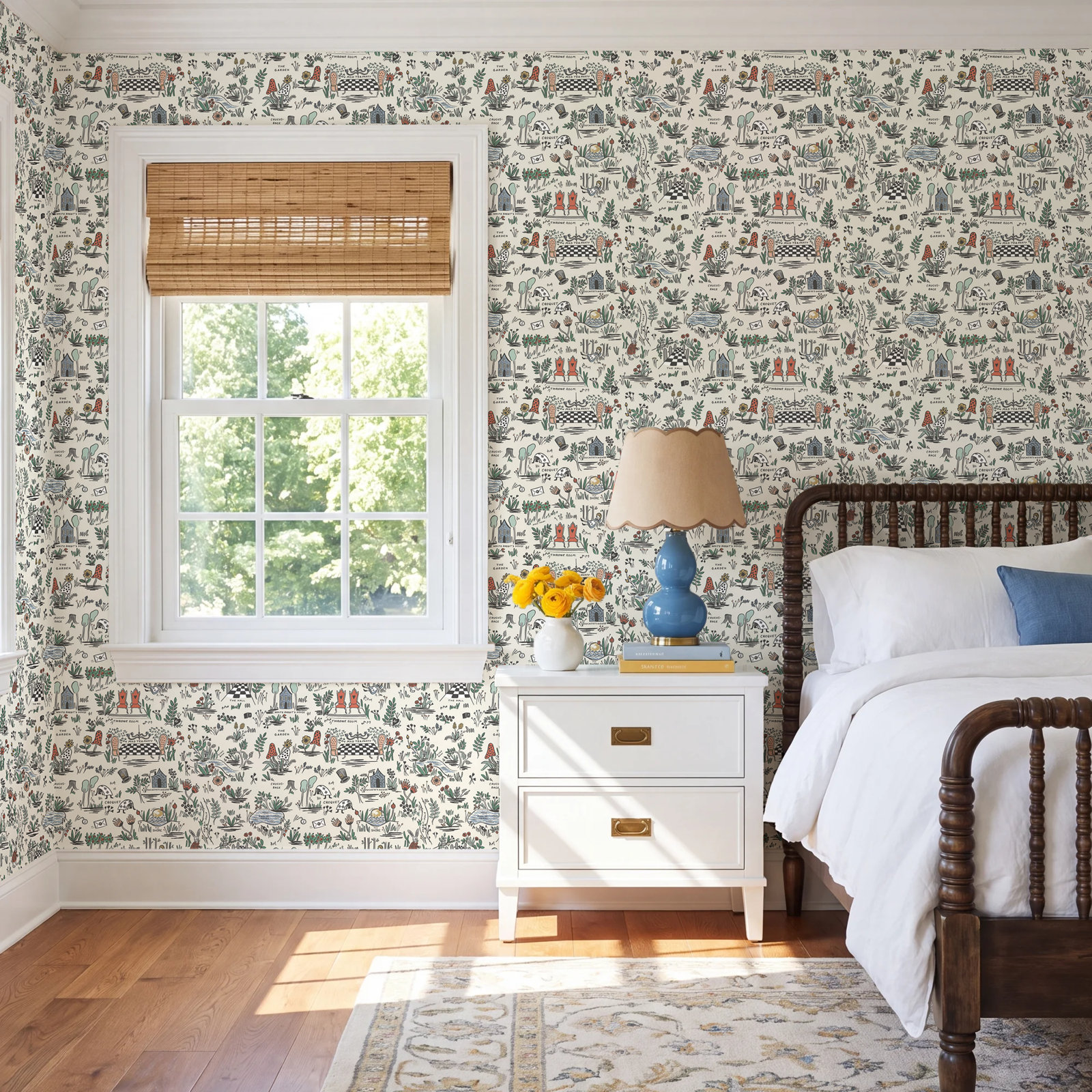 Wonderland Self-Adhesive Wallpaper