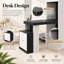 Lit escamotable Kazuko (grand lit/lit double) avec bureau, étagères de rangement et placards-1045289872