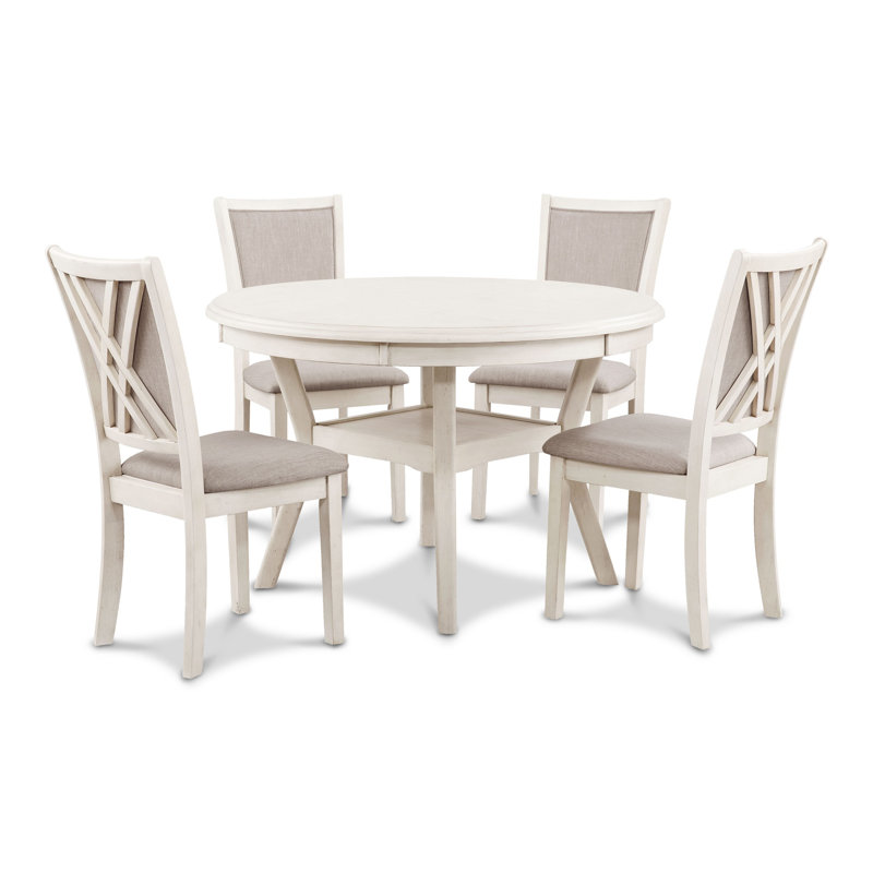 Ensemble de salle à manger Graziano, Blanc