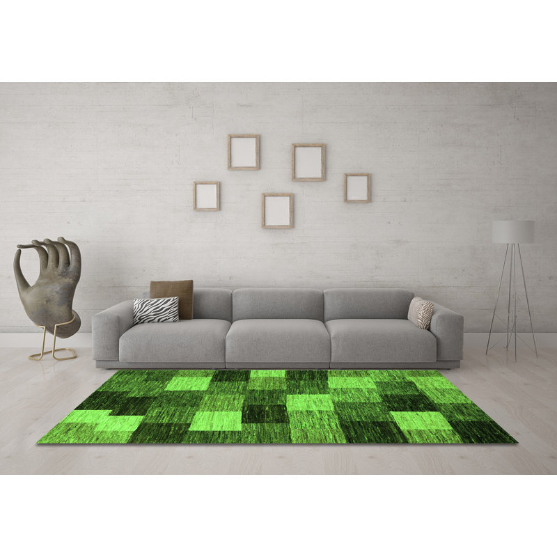 Treden Performance Abstract Indoor Rug, Square 7'
