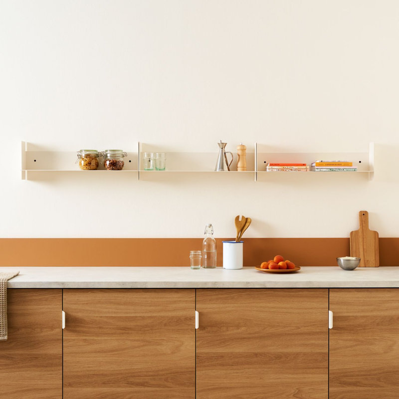 PLI Wall Shelf, 23.62"W, Cream White