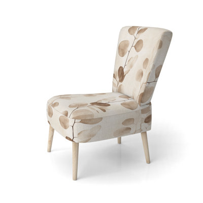 Chaise d'appoint en eucalyptus neutre Eucalyptus Calm I