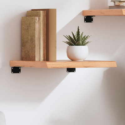 Clintonpark Oak Solid Wood Floating Shelf