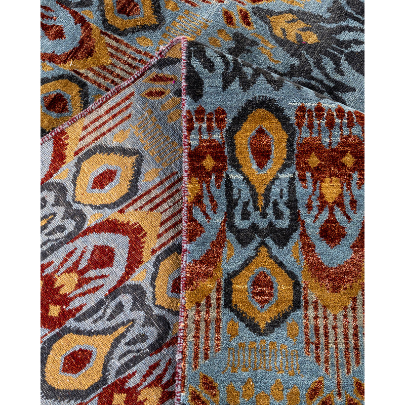 Overdyed One-of-a-Kind 8' 0" X 10' 2" Hand Knotted Area Rug