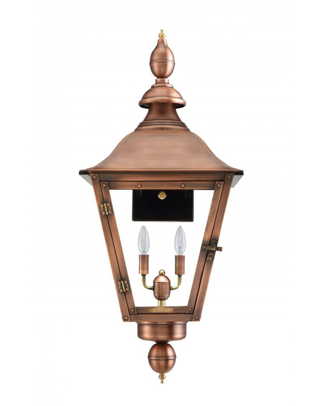 Eagletown Gas Powered Outdoor Lantern, 33" H x 20" W x 18" D