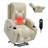 PU Infinite Position Up To 350 LBS Power Lift Recliner Chair For Elderly, Heavy Duty Motion Mechanism With 8-Point Vibration Massage And Lumbar Heating, USB Charging Port, Cup Holders-284994118