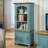 Bule Solid + Manufactured Wood Display Cases