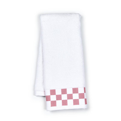 Hand Towel with Check Border