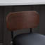 Ensemble de 2 tabourets de bar pivotants rembourrés-383642301