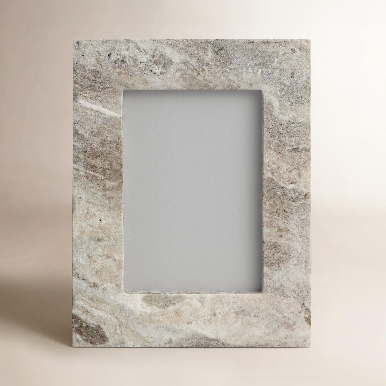 Tellis Brown Marble Matte Picture Frame, 4" x 6"