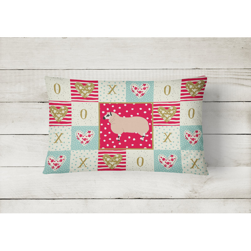 Patchwork Outdoor Throw Pillow