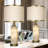 Natural Snowflake Gypsum Table Lamp