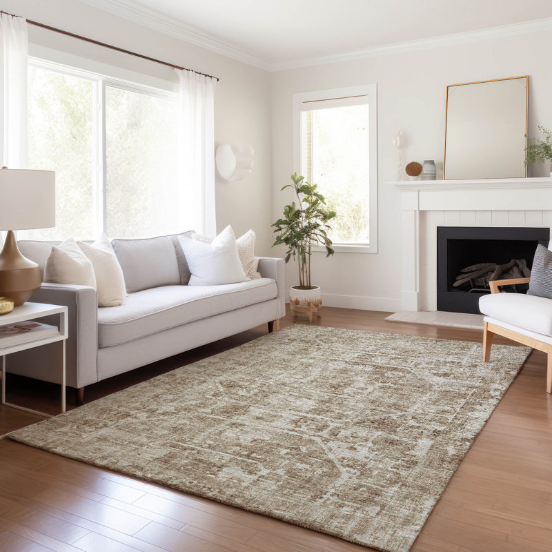Premium Machine Washable Kelsa AMF41 Baja Rug, Rectangle 10' x 14'
