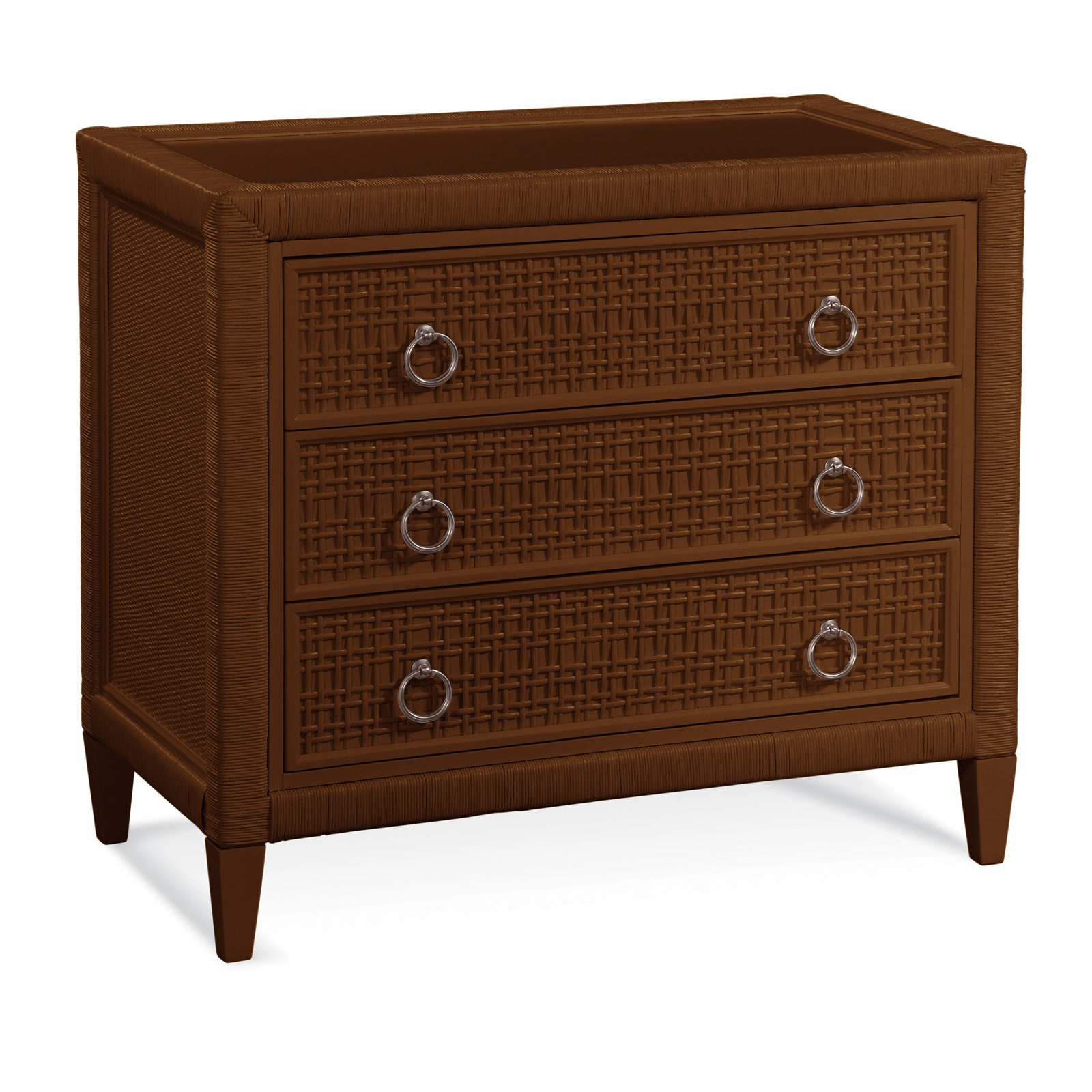Monterey 36" Dresser, Coffee, No, Satin Nickel