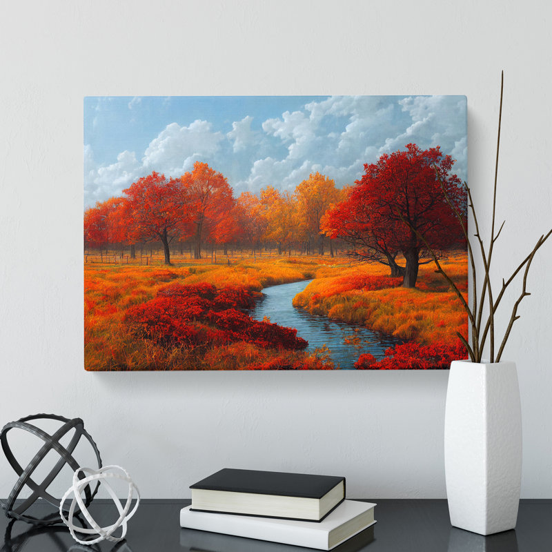 Pure Autumn Forest - Wrapped Canvas, 40cm H x 60cm W x 3cm D