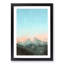 Pastel Sky over the Mountains of Italy in Abstract - Picture Frame Graphic Art Print-55737518-55737522