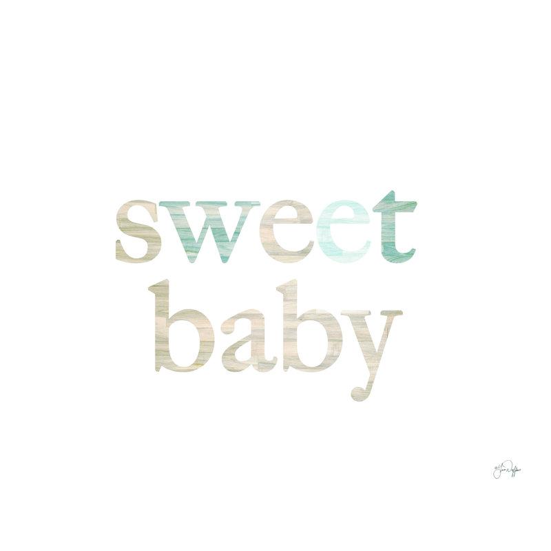 Sweet Baby - reproduction sur toile tendue, H 12 po x l 16 po