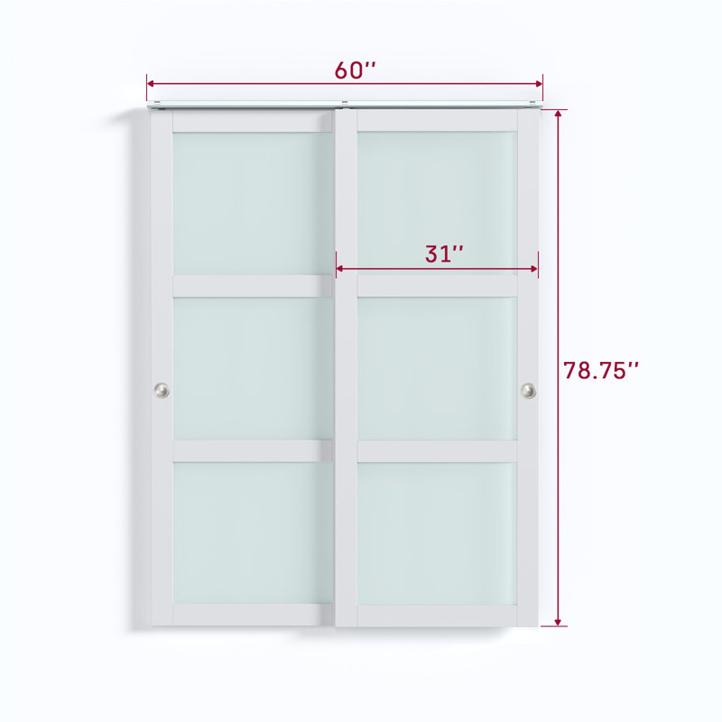 48 x 81, White, 60 po x 80 po