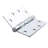 4.5 in. x 4.5 in. Full Mortise Squared Ball Bearing Hinge with Non-Removable Pin - Pack of 3-14071309