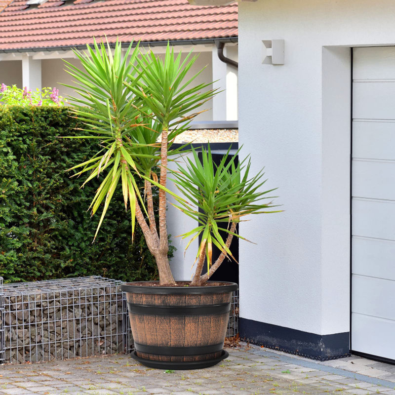 Plant Pots, 9.5'' H x 14'' W x 14'' D, 4