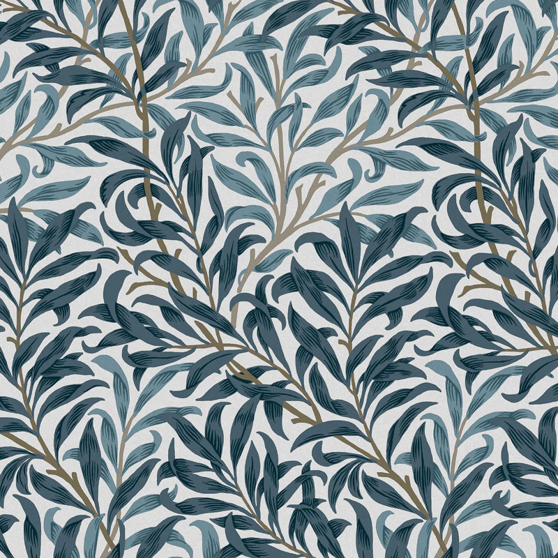 William Morris At Home Willow Bough Floral Wallpaper, Blue