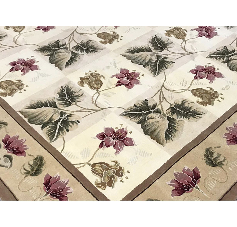 Castilian II Oriental Area Rug in Beige/Brown/Pink