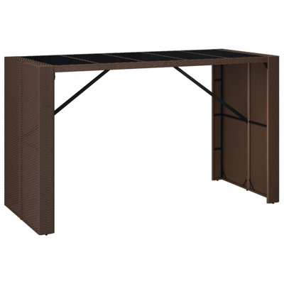 Rectangular Outdoor Bar Table