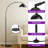 80.3 Inch Tall Aluminum Canopy Arched Floor Lamp With Foot Switch And Remote Control Switch-64238643