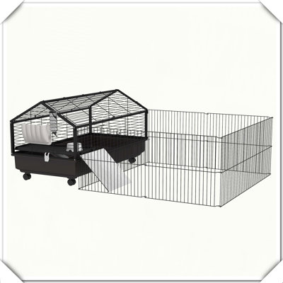 Cage à bouteilles pliable pour petits animaux