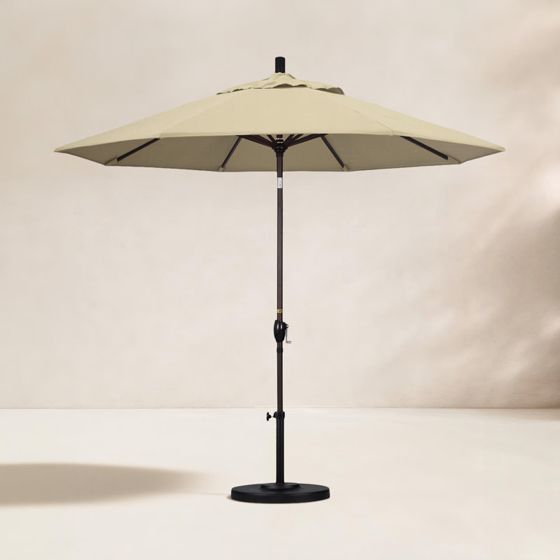 Parasol de marché 9 pi Iuka, Toile Sunbrella® beige antique, 225
