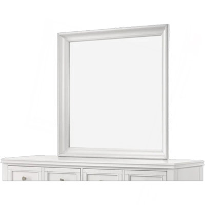 Versatile Square Mirror With Exquisite Beveled Glass And Transitional Style