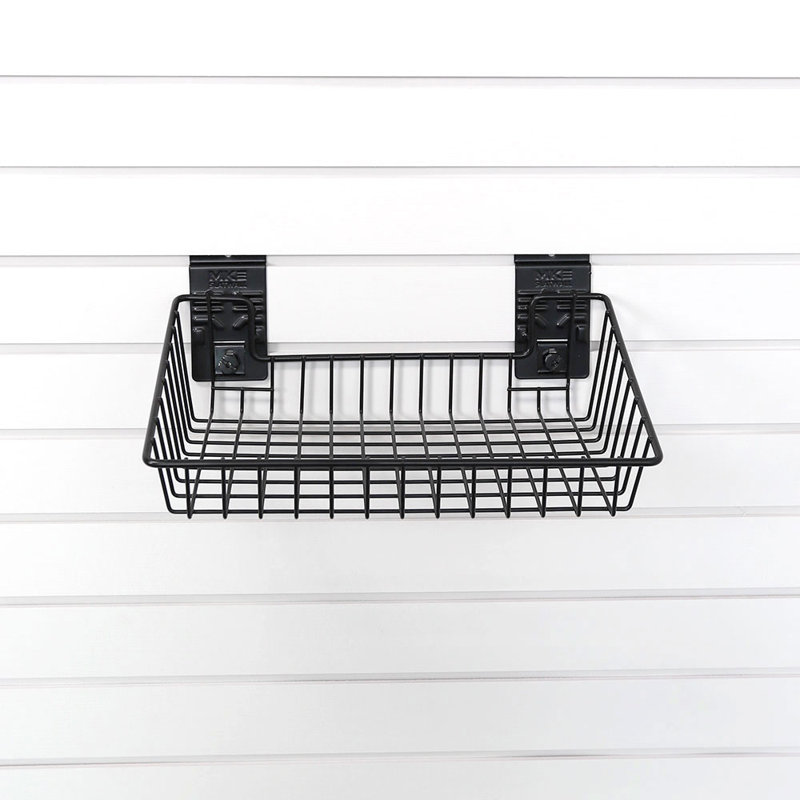 Vavla Steel Slatwall Slatwall / Pegboard Kit, 6.5" H x 16" W x 9" D