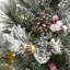 Sapin de Noël artificiel floqué 2 'avec 30 lumières claires