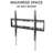Lauer Fixed Universal Wall Mount for 37"-80" Flat Panel Screens