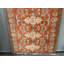 Tapis classique en laine orange géométrique 47,6 x 74 pouces