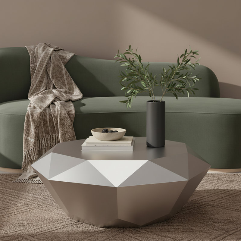 Table basse Suki, Argent