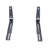 Escano 2PCS Microwave Oven Shelf Bracket Black
