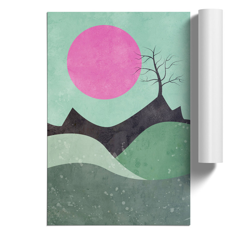 Modern Landscape - Frameless Print, 42cm H x 30cm W x 0.1cm D