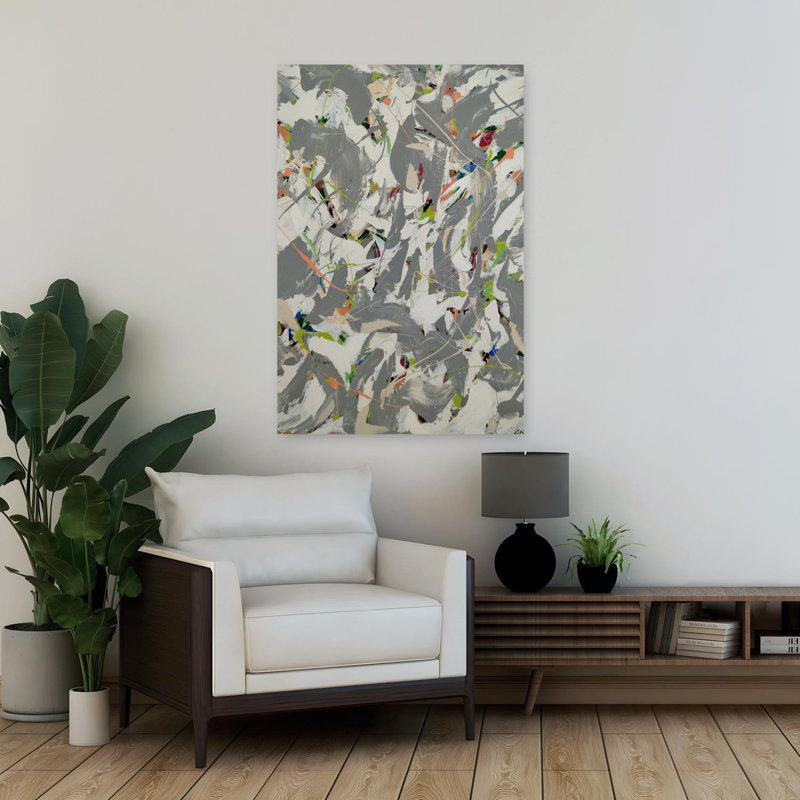 Art contemporain contemporain, 36" H x 24" W