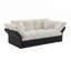 Canapé-lit convertible 3-en-1 avec design capitonné et coussins moelleux, causeuse en velours multifonctionnelle pour plus de confort et d'espace-952926685
