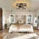 19.68'' Crystal Square Caged Flush Mount Ceiling Fan with Light Kit and Remote
