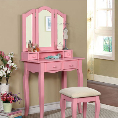 Ensemble coiffeuse avec miroir Schindler