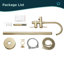 1 Handle Floor Bath Shower Mixer Bath Filler with Diverter-2102305228